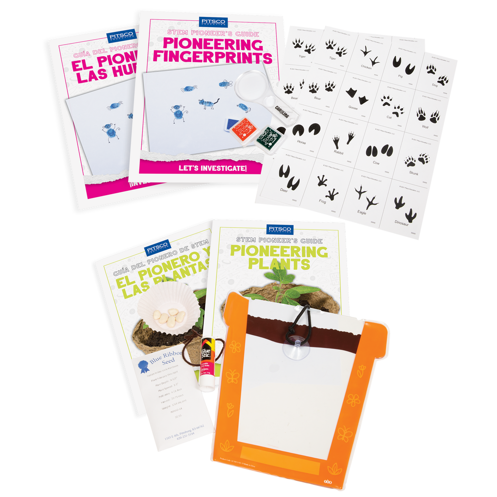 Pioneering Fingerprints and Plants materials and activity guides.